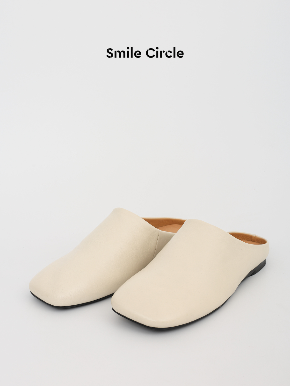 Loafer Flat Women - Smile Circle Mules in Vera Pelle