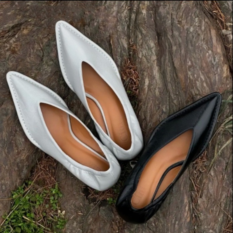 Women Shoes Mules - 2025 Nuove scarpe singole a punta