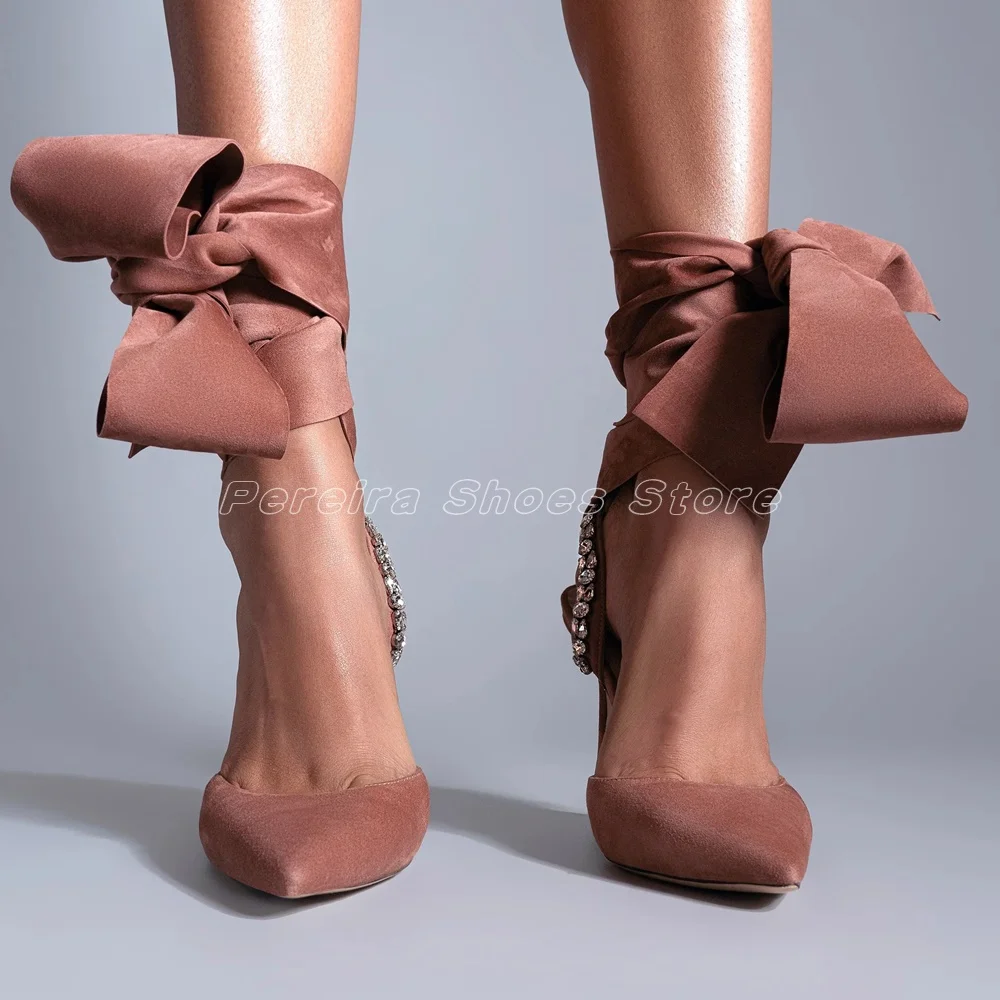 Kids Shoes Women - Ballerina in pelle scamosciata Slingback sandali