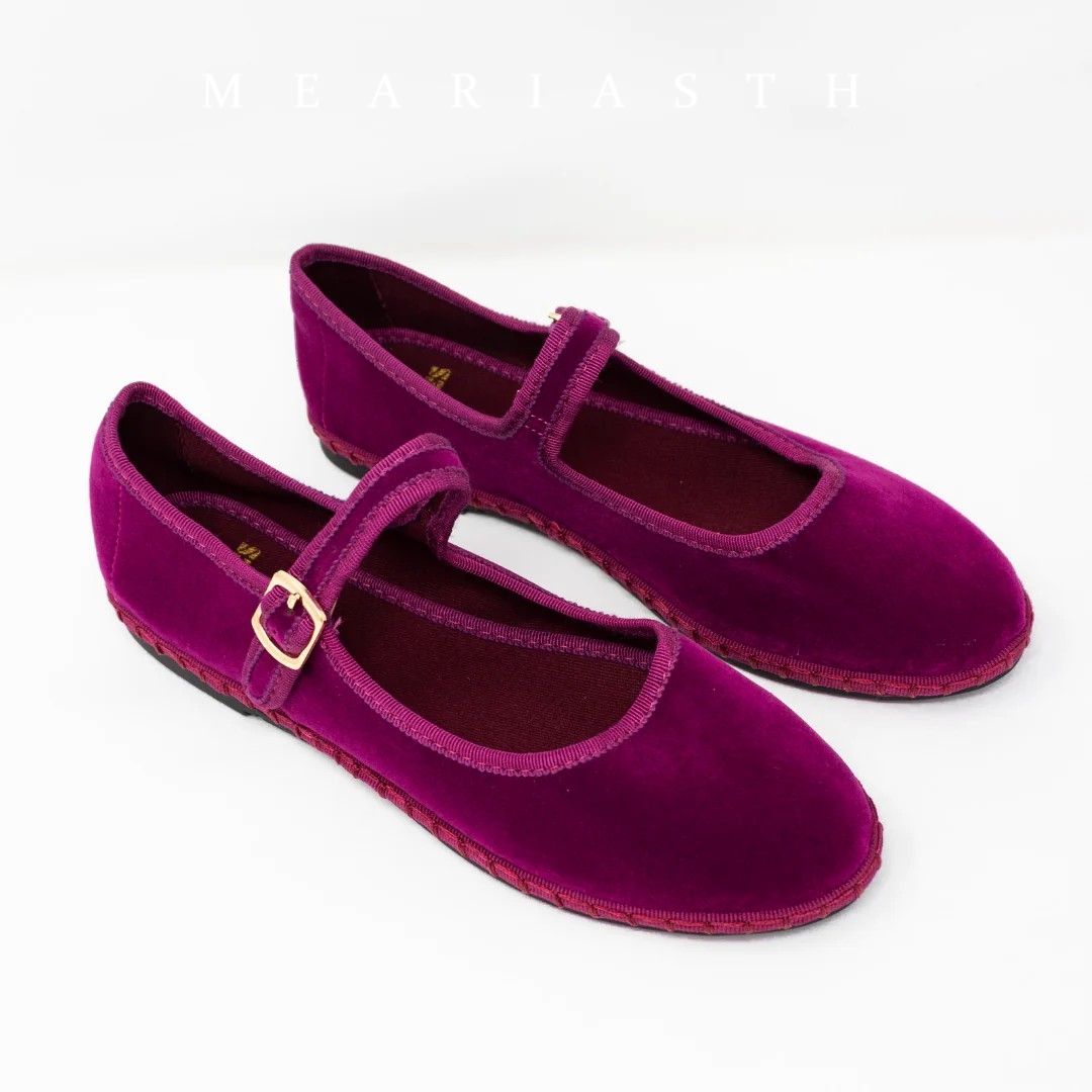 Women Shoes Jeans - Scarpe basse Red Mary Jeans da