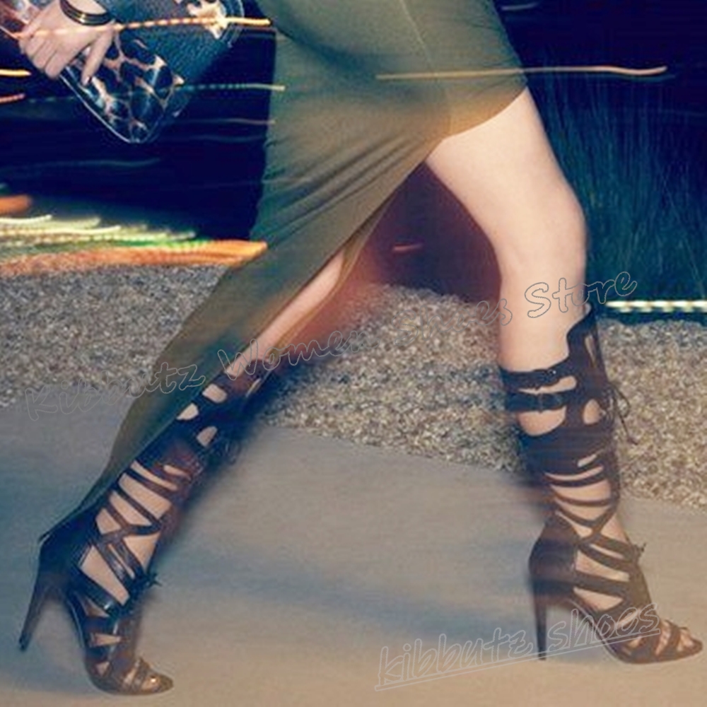 Knee High Boots Women - Sneaker Boot Ginocchio alto con lacci