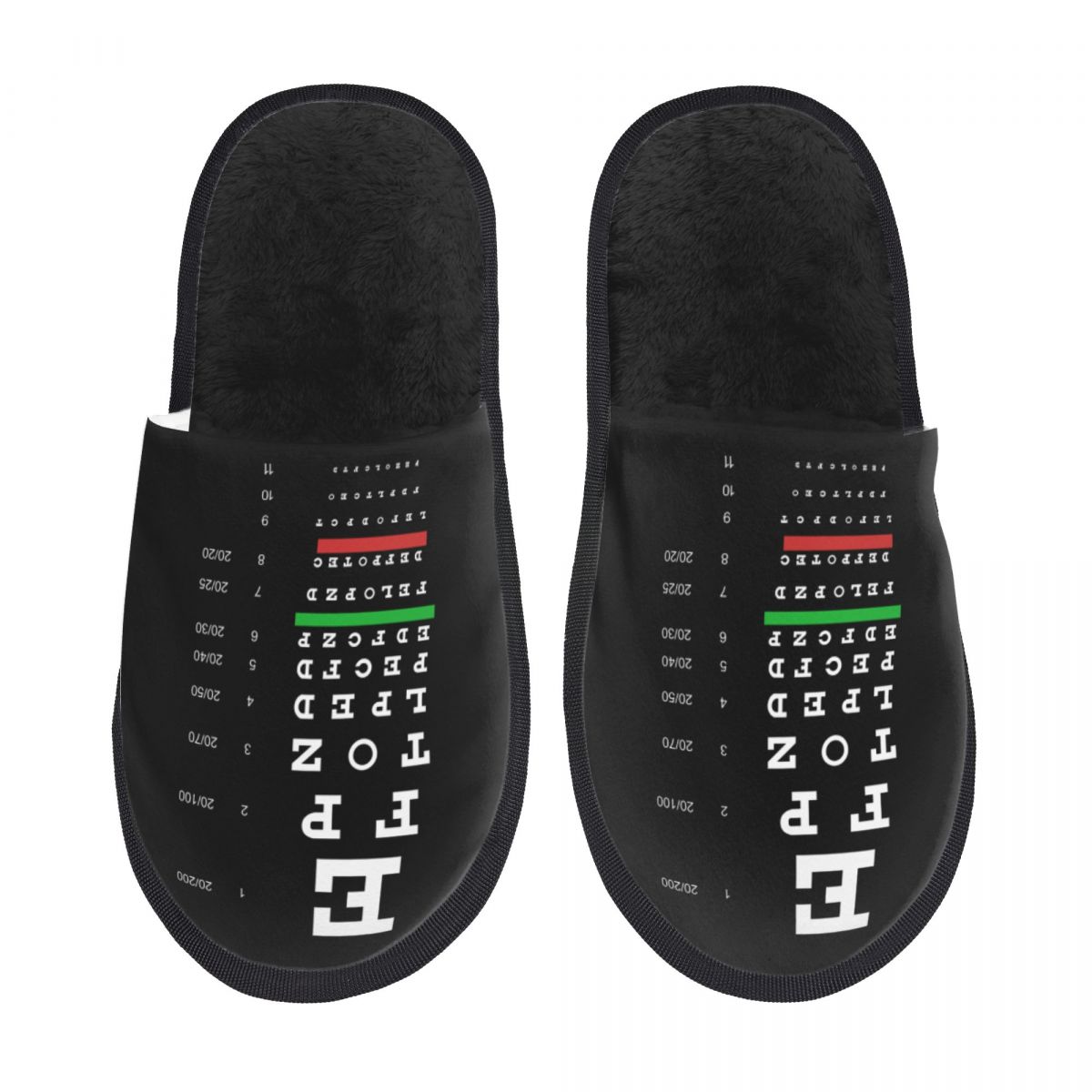 Women Shoes Chart Size - Pantofole da casa personalizzate con grafico