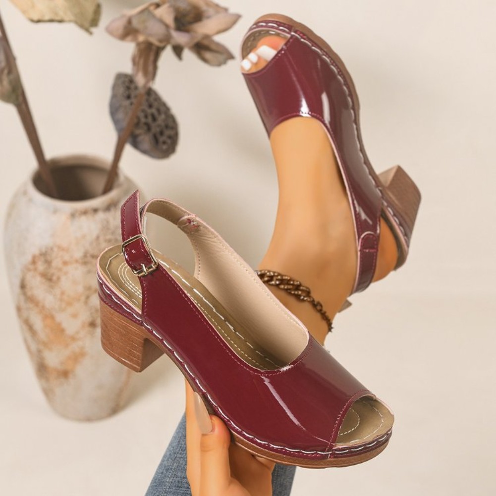 Square Toe Mule - Nuovi Sandali Donna 2026 con Tacco,