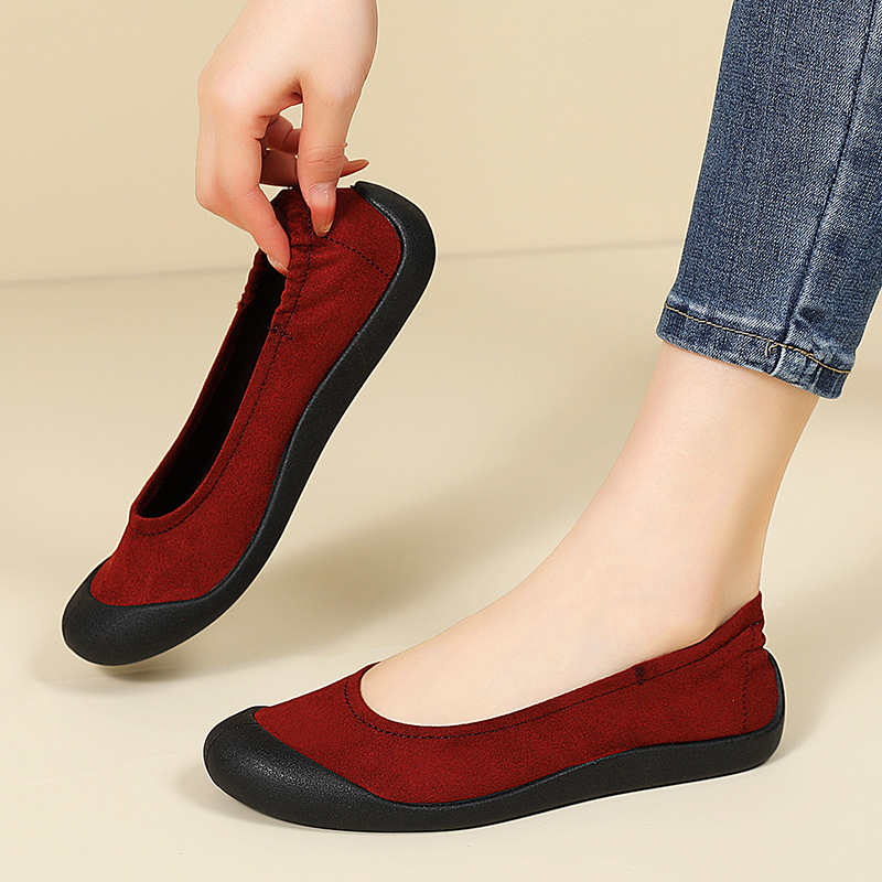 Loafer Flat Women - Scarpe da donna in tessuto, sneakers