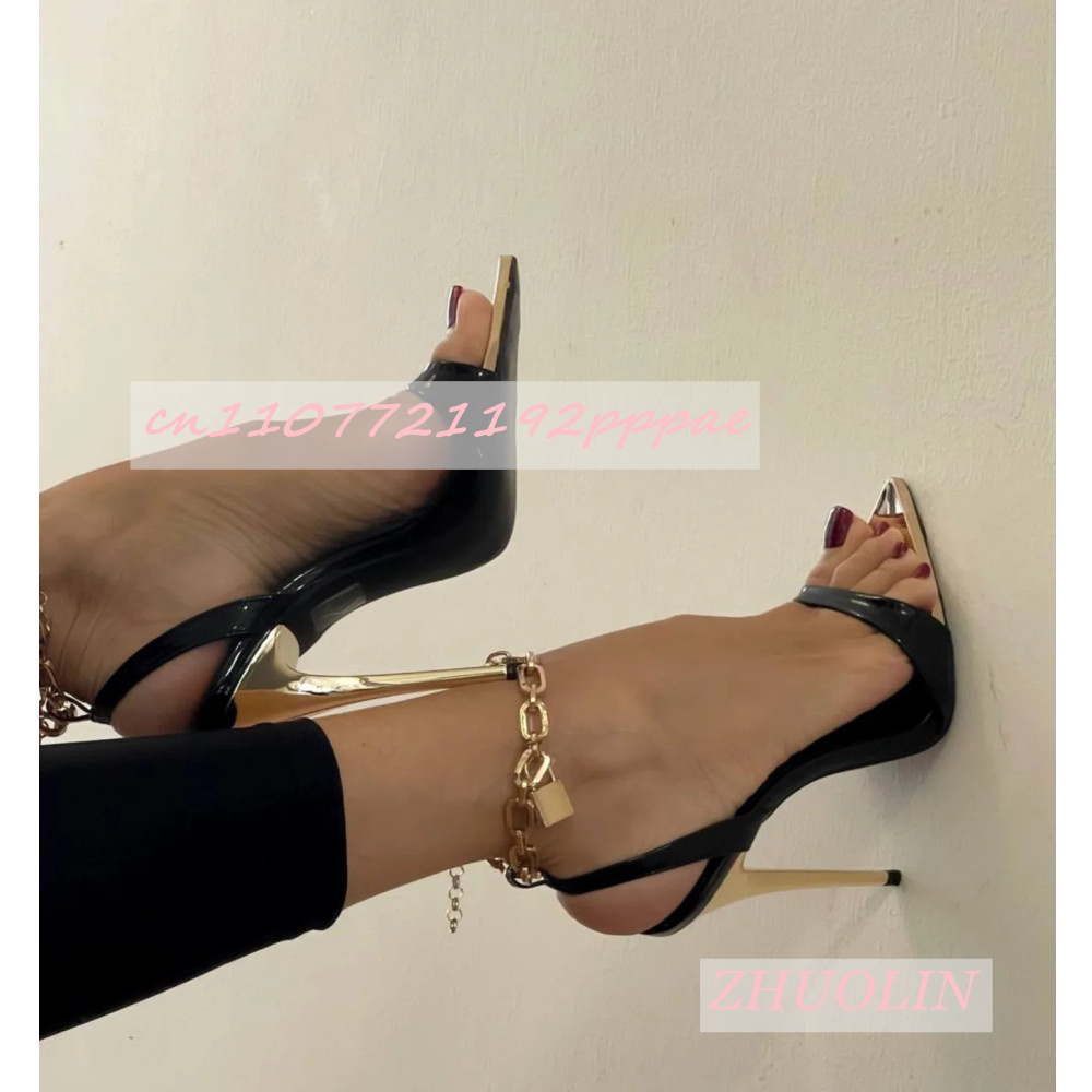 Tacchi alti neri a punta in me - Kids Shoes Women recensione e prezzo