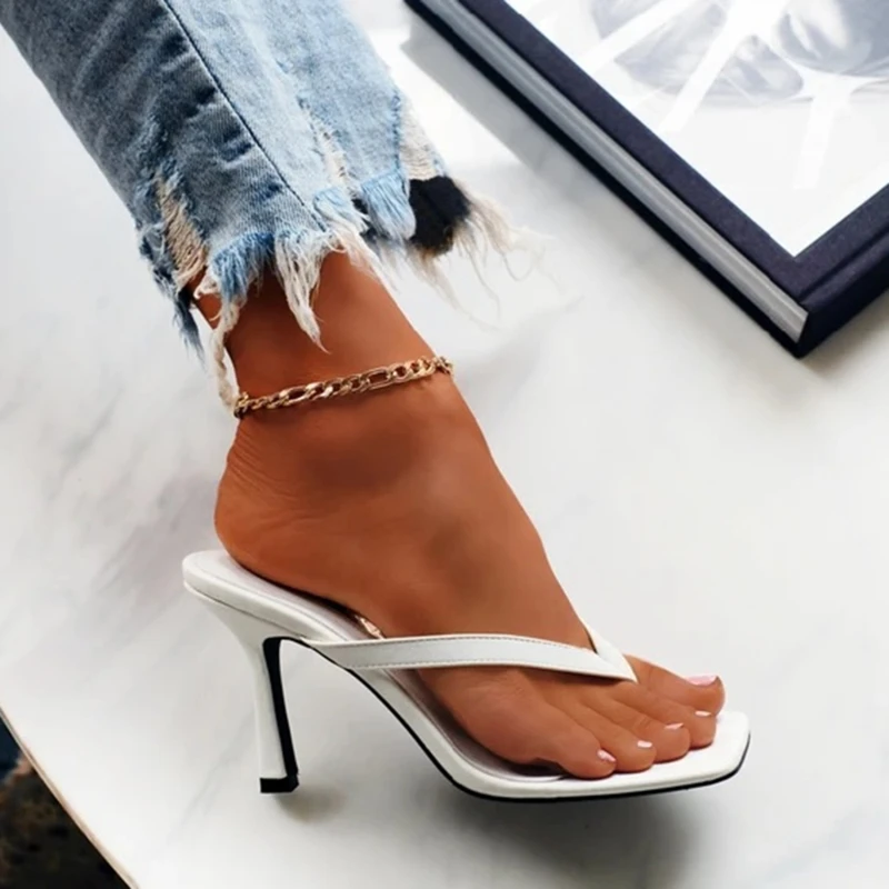 Infradito con tacco da donna a - Women Shoes Mules recensione e prezzo