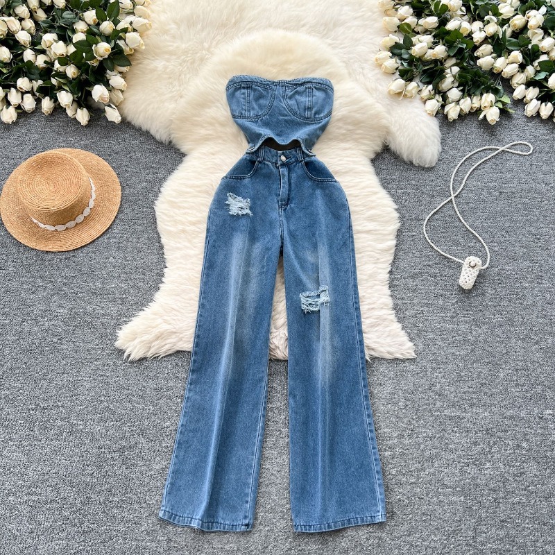 Tute in denim da donna, intere - Women Shoes Jeans recensione e prezzo