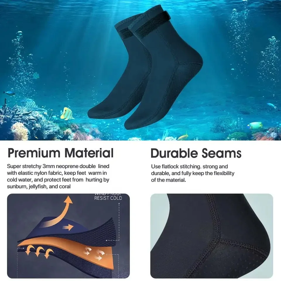 Calzini da sub in neoprene 3mm - Women'S Shoes For Neuropathy recensione e prezzo
