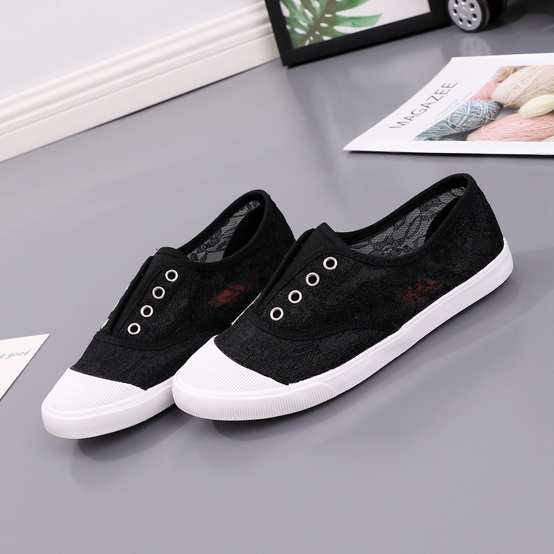 Scarpe di tela bianche in pizz - Loafer Flat Women recensione e prezzo