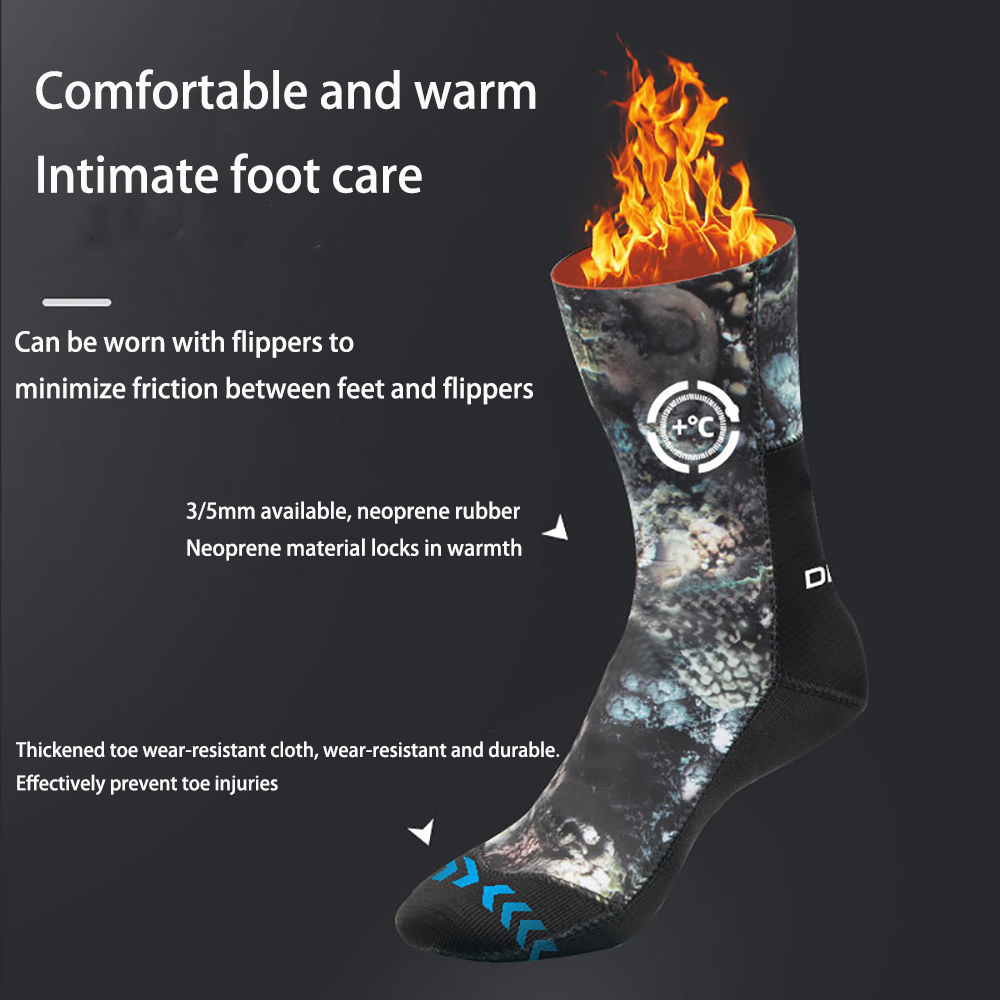 3/5/7mm Neoprene Camo Calzini  - Women'S Shoes For Neuropathy recensione e prezzo