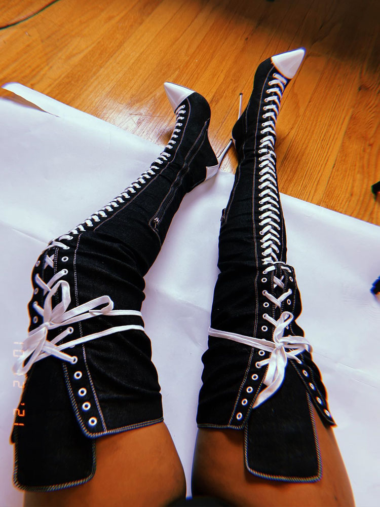 2025 Nuove donne Punta a punta - Women Shoes Jeans recensione e prezzo
