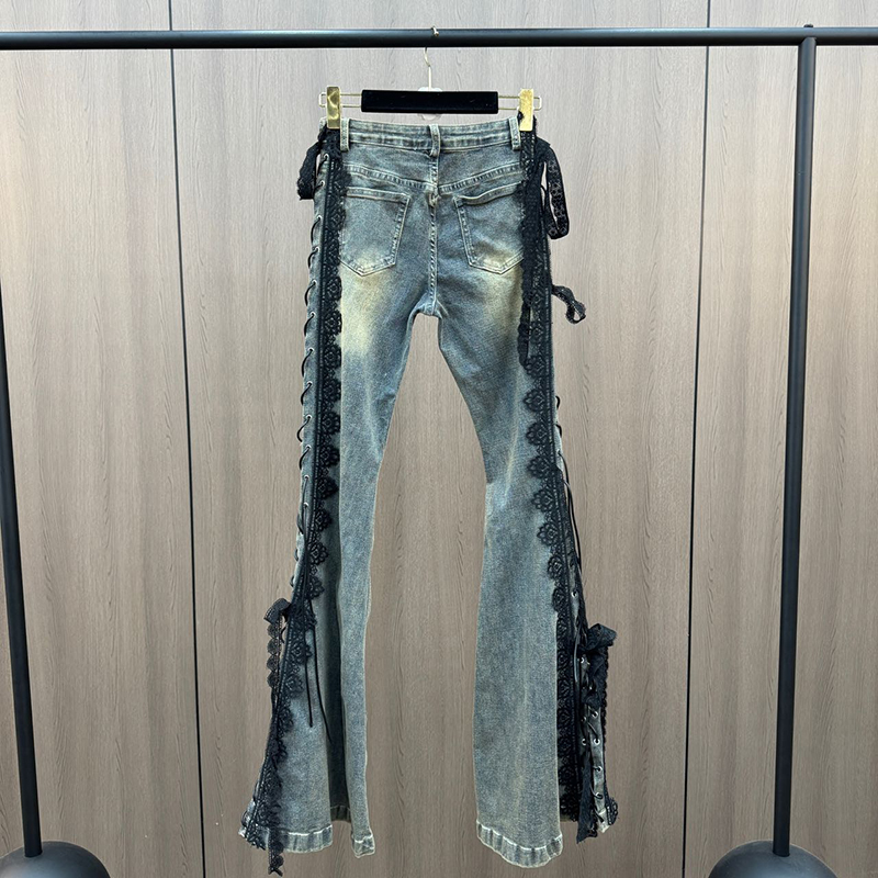 Jeans svasati con lacci Mousta - Women Shoes Jeans recensione e prezzo