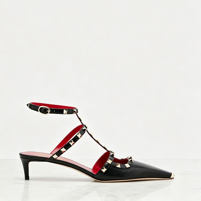 Sandali da donna con tacco bas - Square Toe Mule recensione e prezzo