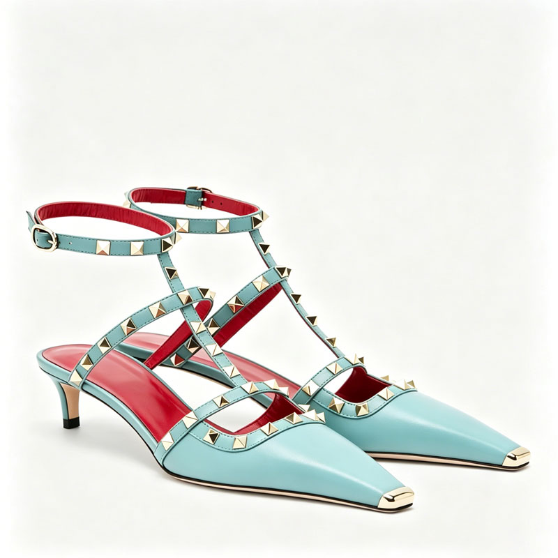 Sandali da donna con tacco bas - Square Toe Mule recensione e prezzo