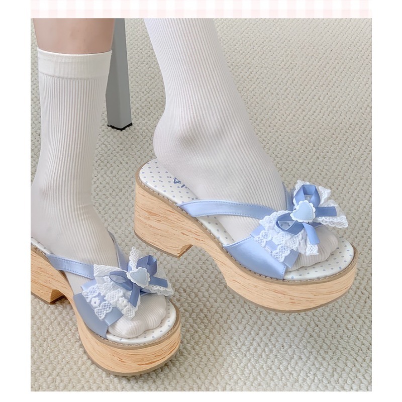 Sandali con plateau e tacco al - Square Toe Mule recensione e prezzo