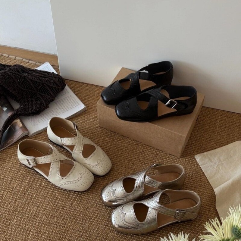 Scarpe Mary Jane retrò con int - Loafer Flat Women recensione e prezzo