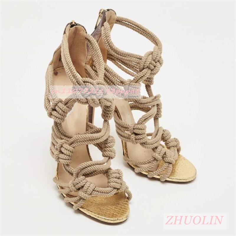 Sandali open toe con corda int - Kids Shoes Women recensione e prezzo