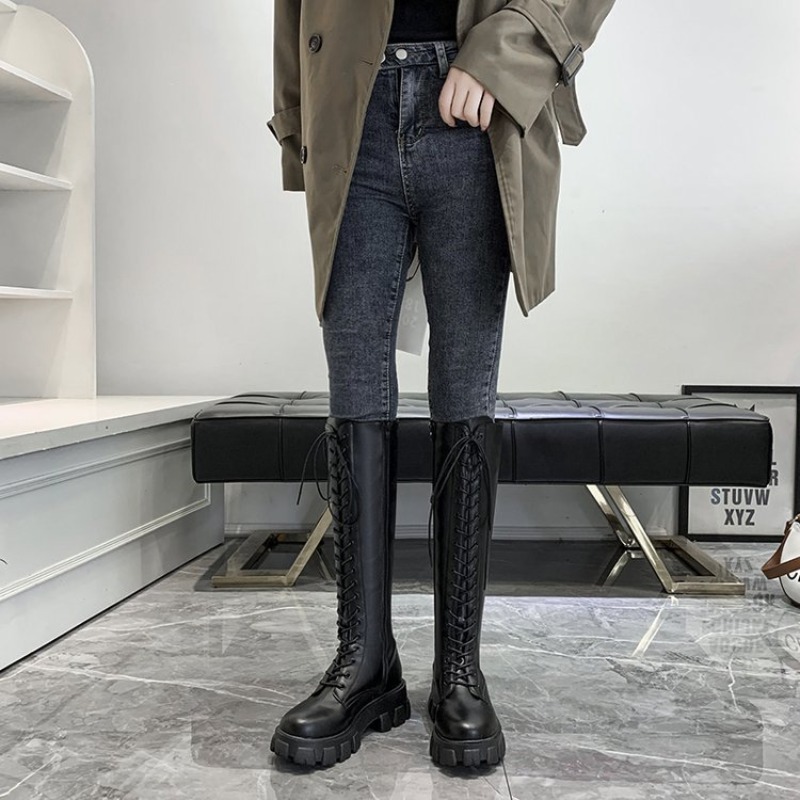 Stivali Alti da Donna con Lacc - Knee High Boots Women recensione e prezzo